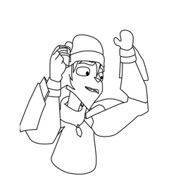 Billy Rex Storm Hawks Free Coloring Page for Kids