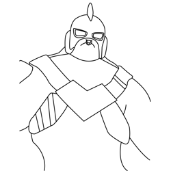 Greatest Maximus Storm Hawks Free Coloring Page for Kids