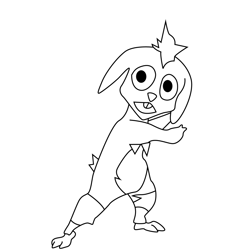 Mr. Cheepers Storm Hawks Free Coloring Page for Kids