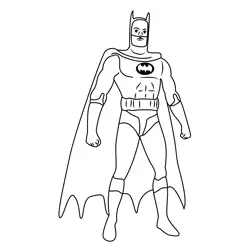 Batman Free Coloring Page for Kids