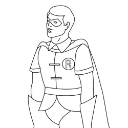 Robin Free Coloring Page for Kids