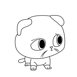 Bibi SuperKitties Free Coloring Page for Kids