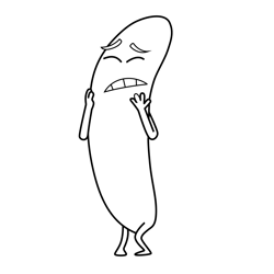 Banana 3 Supertato Free Coloring Page for Kids