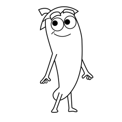 Chilli 3 Supertato Free Coloring Page for Kids