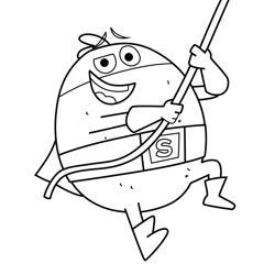 Supertato 8 Supertato Free Coloring Page for Kids