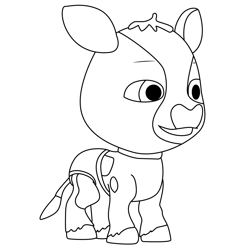 Chloe T.O.T.S Free Coloring Page for Kids