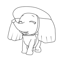 Ellie T.O.T.S Free Coloring Page for Kids