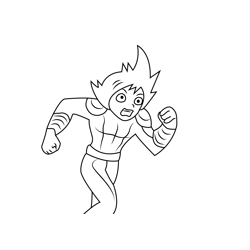Afraid Brett Free Coloring Page for Kids