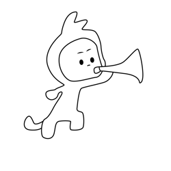 Tee and Mo 13 Free Coloring Page for Kids