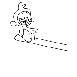 Tee and Mo 17 Free Coloring Page for Kids