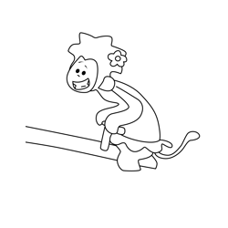 Tee and Mo 18 Free Coloring Page for Kids