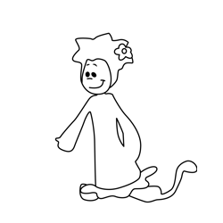 Tee and Mo 24 Free Coloring Page for Kids