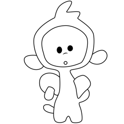 Tee and Mo 7 Free Coloring Page for Kids