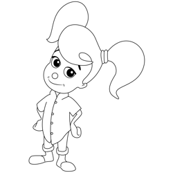 Cindy Style Free Coloring Page for Kids