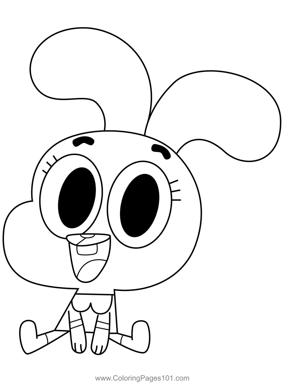 Gumball – Personaggio Anais In Plastica Rigida – Statuetta Da Collezione Circa 6 Cm, Per Gioco E Immaginazione