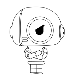 Bobert 6B Gumball Free Coloring Page for Kids