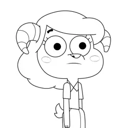 Chi Chi's Mom Gumball Free Coloring Page for Kids