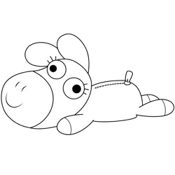 Daisy the Donkey Gumball Free Coloring Page for Kids