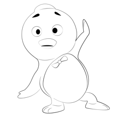 Dancing Pablo Free Coloring Page for Kids