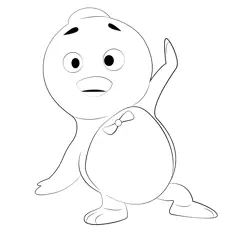 Dancing Pablo Free Coloring Page for Kids