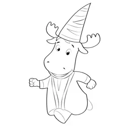 Wizard Tyrone Free Coloring Page for Kids