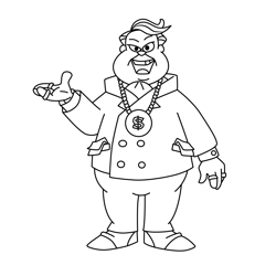 The Beach Crew 5 Free Coloring Page for Kids