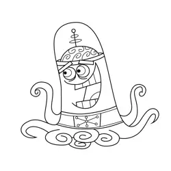 Mark Chang Fairly Odd Parents Free Coloring Page for Kids