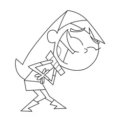 Trixie Tang Laughing Fairly Odd Parents Free Coloring Page for Kids