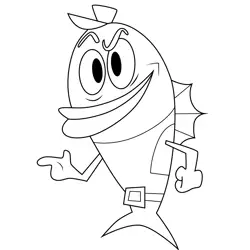 Cod Commando The Grim Adventures of Billy and Mandy Free Coloring Page for Kids