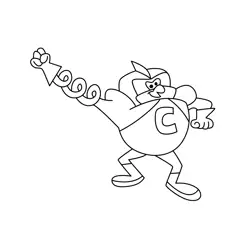 Coil Man 1 Free Coloring Page for Kids