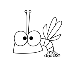 Bloozles 1 The Lingo Show Free Coloring Page for Kids