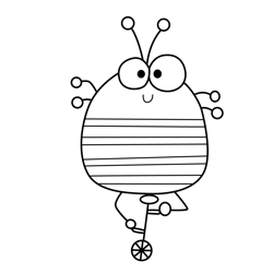 Jaadoo The Lingo Show Free Coloring Page for Kids