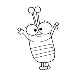 Lieb The Lingo Show Free Coloring Page for Kids