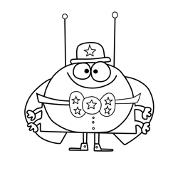 Lingo The Lingo Show Free Coloring Page for Kids