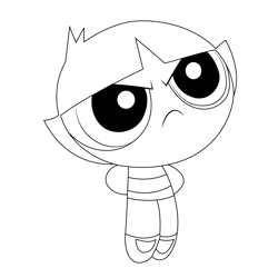 Powerpuff Girls Free Coloring Page for Kids