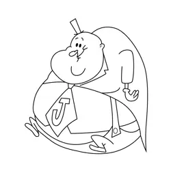 Jimminy Lummox The Ren & Stimpy Show Free Coloring Page for Kids