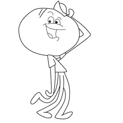 Squiddly Diddly 1 Free Coloring Page for Kids