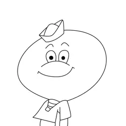 Squiddly Diddly 2 Free Coloring Page for Kids