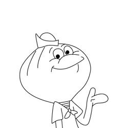 Squiddly Diddly 3 Free Coloring Page for Kids