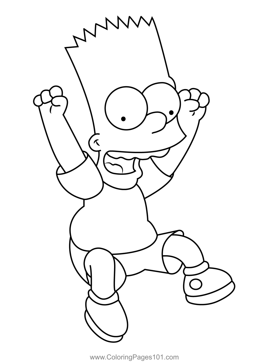 Happy Bart Simpson
