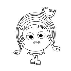 Rosy Rainbow The Weatherbies Free Coloring Page for Kids