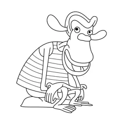 Darwin 2 Free Coloring Page for Kids