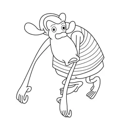 Darwin 4 Free Coloring Page for Kids