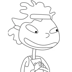 Feral Girl Free Coloring Page for Kids