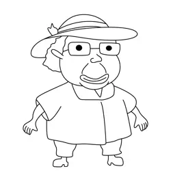 Sophie Free Coloring Page for Kids