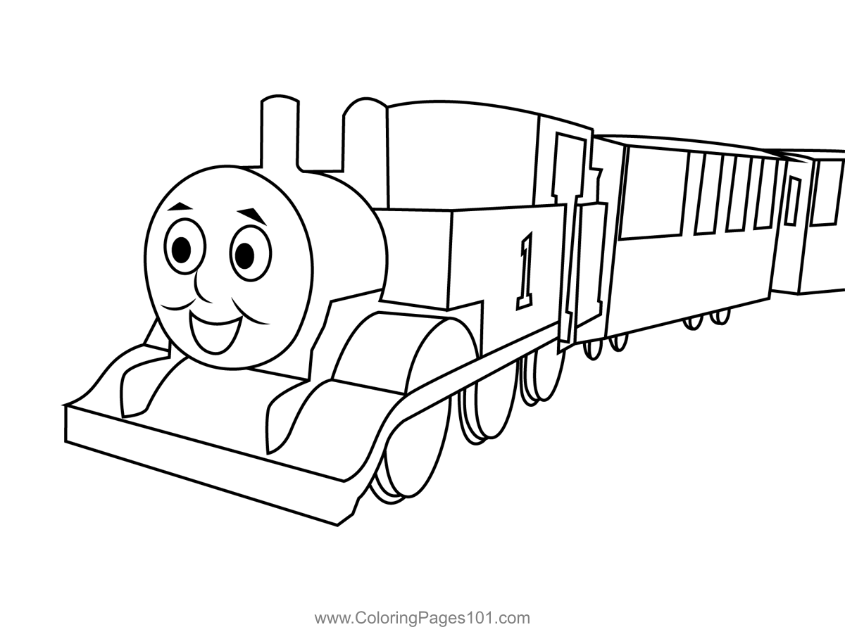 thomas the tank engine and coloring pages