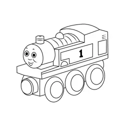 Thomas Free Coloring Page for Kids