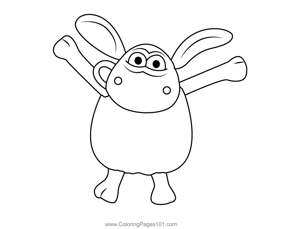 Beautiful Timmy Coloring Page for Kids - Free Timmy Time Printable Coloring  Pages Online for Kids  | Coloring Pages for Kids