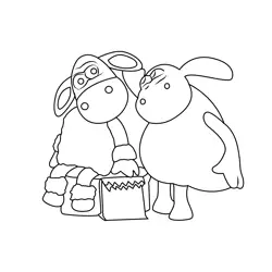 Timmy With His Girlfriend Free Coloring Page for Kids