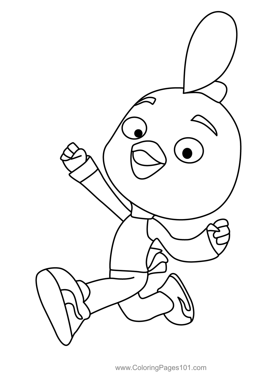 Rod Top Wing Coloring Page for Kids - Free Top Wing Printable Coloring ...
